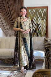 Haris Shakeel – Bridal Gold (Beige & Black)