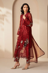 3 Piece Embroidered Lawn Suit - DS-2607