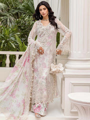 Maria B Chiffon - MPC 101 (Soft Pink White)