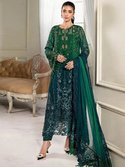 Maria B Chiffon - MPC 106 (Bottle Green)