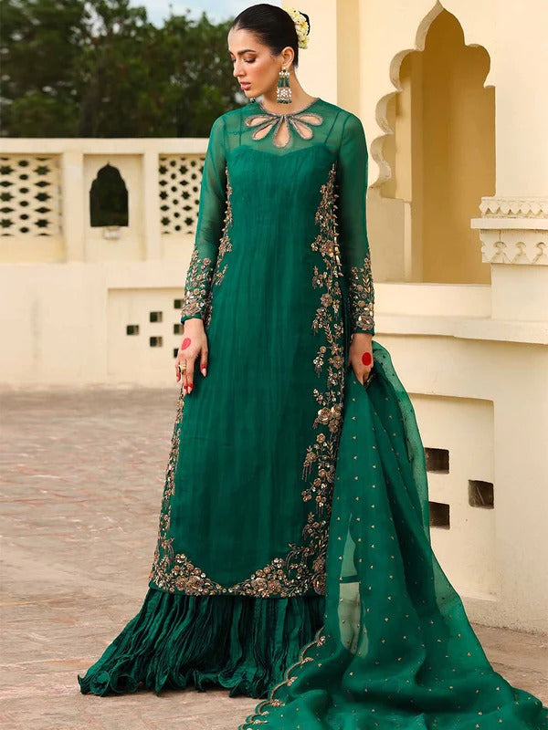 Maria B Chiffon - FX 873 (Green)