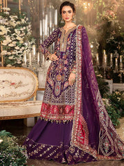 Maria B Mbroidered BD-2903 (Deep Purple)