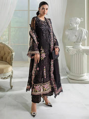 Maria B Chiffon - MPC 104 (Black Rose)