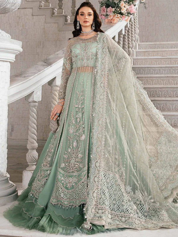 Maria B Mbroidered BD-2803 (Mint Green)