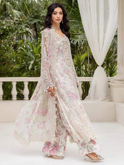Maria B Chiffon - MPC 101 (Soft Pink White)
