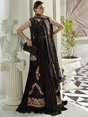 Maria B Chiffon - MPC 104 (Black Rose)