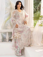 Maria B Chiffon - MPC 101 (Soft Pink White)