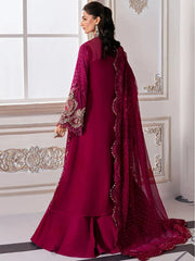 Maria B Mbroidered BD-3003 (Maroon Red)