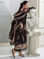 Maria B Chiffon - MPC 104 (Black Rose)