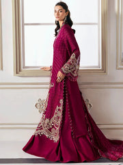 Maria B Mbroidered BD-3003 (Maroon Red)