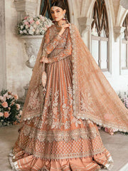 Maria B Mbroidered BD-2804 (Peach)