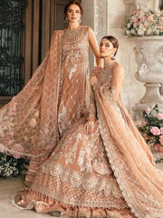 Maria B Mbroidered BD-2804 (Peach)