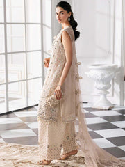 Maria B Mbroidered BD-3007 (Ivory Beige)