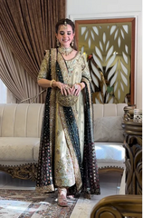 Haris Shakeel – Bridal Gold (Beige & Black)