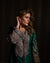 Luxury Green 3-Piece Handworked Dress