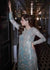 Ferozeah Blue Handworked 3-Piece Silk Ensemble
