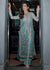 Ferozeah Blue Handworked 3-Piece Silk Ensemble
