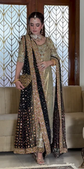 Haris Shakeel – Bridal Gold (Beige & Black)
