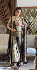 Haris Shakeel – Bridal Gold (Beige & Black)