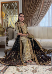 Haris Shakeel – Bridal Gold (Beige & Black)