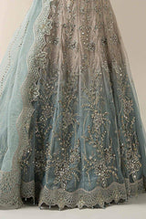 Maria B Mbroidered Fabrics – D2 (Silver)