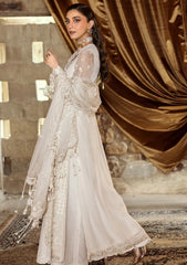 Qalamkar Chiffons – Roise (Ivory White)