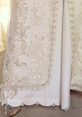 Qalamkar Chiffons – Roise (Ivory White)