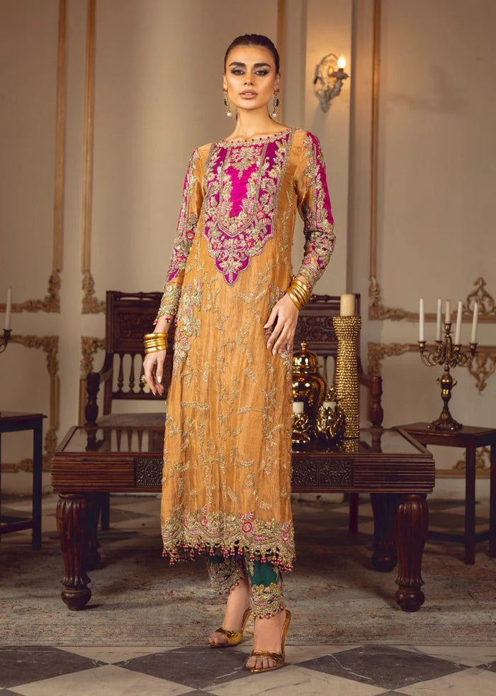 . Aleena Regal 3-Piece Mirror Work Dress